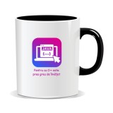 Cana personalizata cu mesaje pentru programatori, Java, pentru C++ e prea greu de invatat