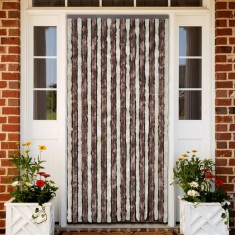 vidaXL Perdea pentru insecte, bej și maro deschis, 100x200 cm Chenille 377367