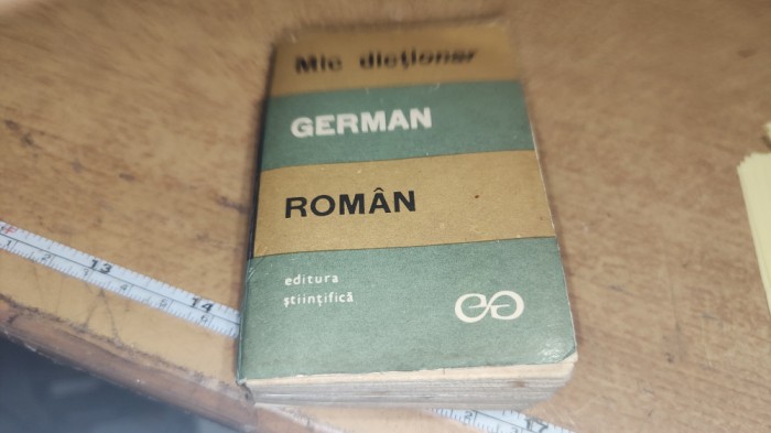 Dictionar Germana - romana mic