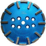 Disc cu segmenti diamantati pt. slefuire pardoseli - segment fin - Albastru - 250 mm - prindere 19mm - DXDH.8500.250.63, Oem