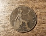 C50 - Moneda foarte veche - Anglia - one penny - 1895