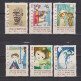 POLONIA 1962 MI. 1357-1362 MNH