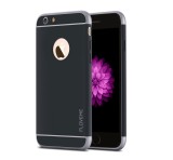 Cumpara ieftin Husa iPhone 6/6s Floveme Luxury 3 in 1 Hybrid, Protectie Zgarieturi, Carcasa Neagra