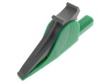 Bornă crocodil verde ELECTRO-PJP 36A 1kV, prindere max. 41mm, cod 5066-IEC-V