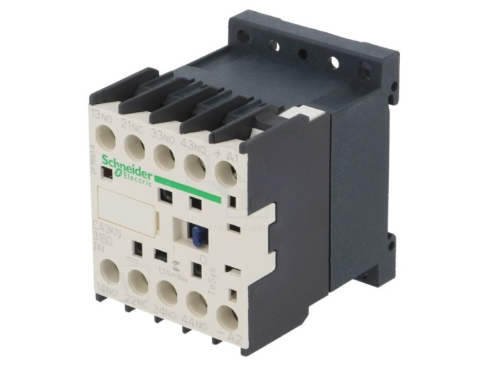 Contactor 4P 24VDC 10A TeSys D