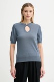 By Malene Birger pulover din amestec de l&acirc;nă TALA femei, culoarea gri, light, 103209