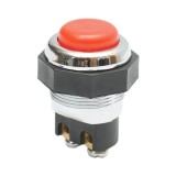 Buton pornire 12V/10A&ndash;24V/5A rosu cu 2 pini universal