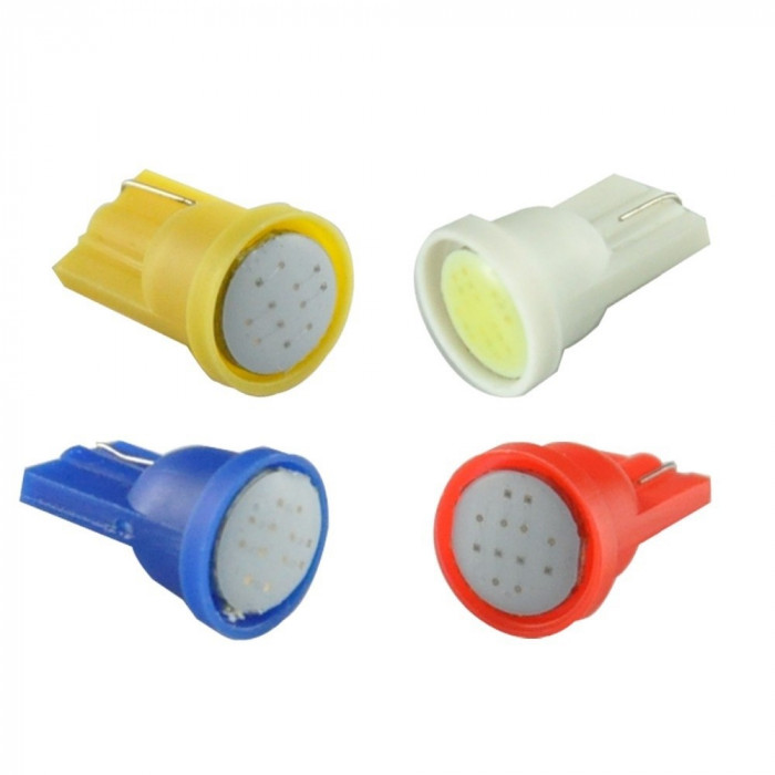 Led T10 Cob Albastru