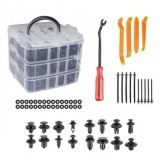 Cumpara ieftin Set 620 clipsuri cleme auto, Universale, 4 instrumente demontare, extractor metalic, soricei de prindere si butoni