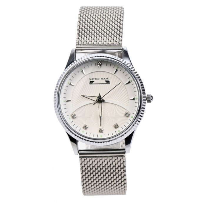 Ceas Dama Matteo Ferari Argintiu Elegant - MF5811LS