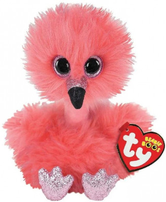 PLUS TY 15CM FLAMINGO CU GATUL LUNG SuperHeroes ToysZone foto