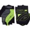 Manusi ciclism adulti, Leoshi D-Grip, cu gel, marime M, culoare negru/verde/gri Cod:LSL3464