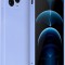 Husa de protectie din silicon pentru Apple iPhone XS Max, SoftTouch, interior microfibra, Lilac