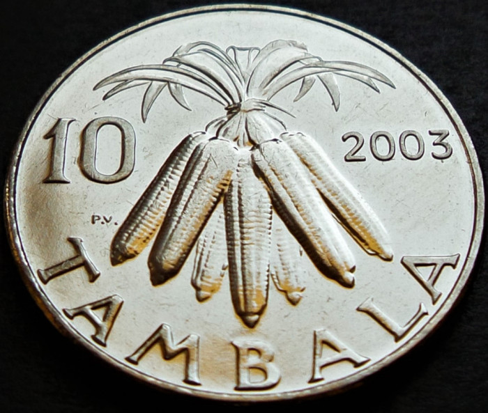 Moneda exotica 10 TAMBALA - Republica MALAWI, anul 2003 * cod 5066 B = UNC