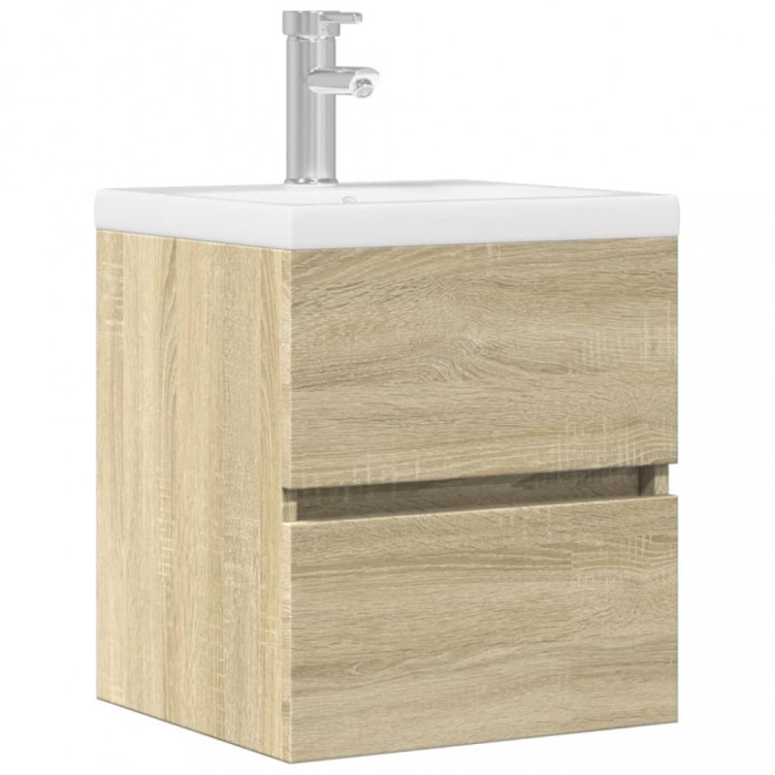 vidaXL Dulap de chiuvetă, stejar Sonoma, 41x38,5x45 cm, PAL