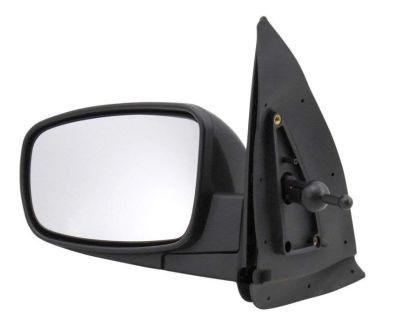 Oglinda exterioara Hyundai I10 (Pa), 04.2011-12.2013, partea Stanga, culoare sticla crom , sticla convexa, carcasa cu textura, ajustare manuala, 8761