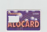 bnk card Moldova -Moldcell-Alocard 1 - suport de SIM - Col:MD-MDC-GSM-0008