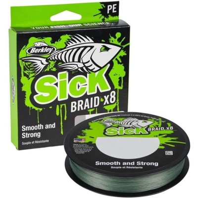 Fir Textil Berkley Sick Braid, Moss Green, 150m, 0.06mm, 5.4kg foto