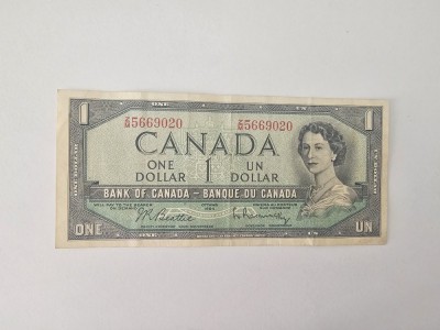 Canada 1 Dollar 1954 foto
