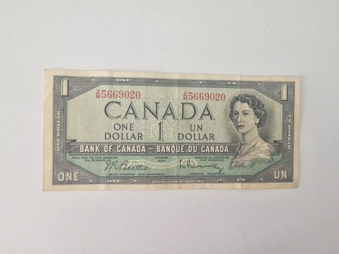 Canada 1 Dollar 1954