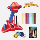 Set de Proiector și Markere pentru Desene Spiderman, CMCLASS