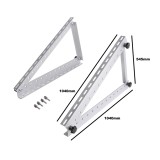 Set suporti tip triunghi pentru prindere panouri solare fotovoltaice 450W cu unghi reglabil Breckner Germany