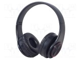 Căști fără fir GEMBIRD cu microfon negru USB B 20Hz-20kHz 10m