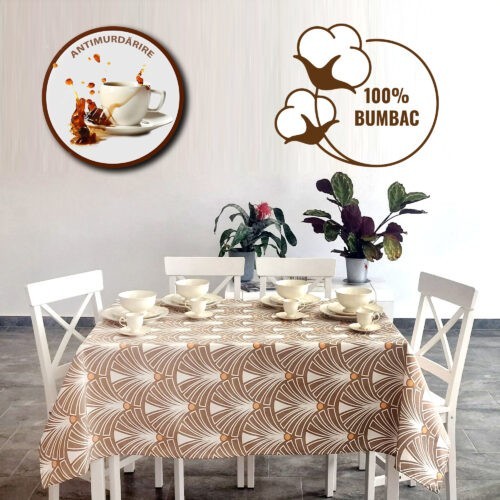 Fata de masa antimurdarire 100% bumbac ivy