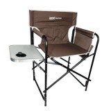 Scaun pliabil pentru camping cu masuta laterala ROX Wood 153CAMP0318