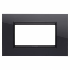 Rama Ornament 4M LUX Gewiss Chorus monocrom negru GW16204YN