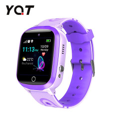 Ceas Smartwatch Pentru Copii YQT Q13 cu Functie Telefon, Localizare GPS, Istoric traseu, Apel de Monitorizare, Camera, SOS, Joc Matematic, Mov, Cartel foto