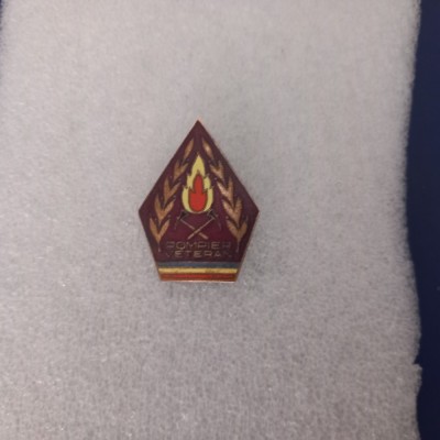 Insigna Pompier veteran foto