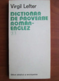 Virgil Lefter - Dictionar de proverbe Roman-Englez