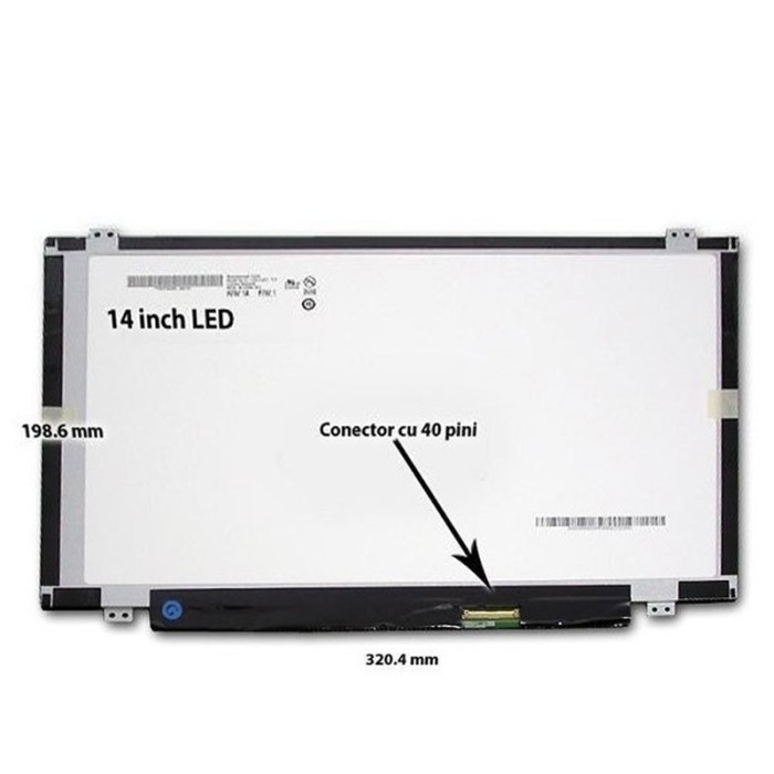 Display Laptop 14&quot; WXGA, AU Optronics B140xW01 V.C, NOU