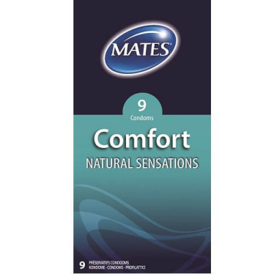 Mates Comfort Natural Sensations Condoms 9 Pack foto