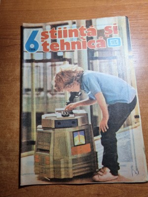 stiinta si tehnica iunie 1988-metroul bucurestean,electromures,locomotiva noua foto