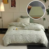 Lenjerie pat tricot bumbac 100 % cu husa-zani