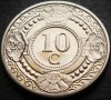 Moneda exotica 10 CENTI - ANTILELE OLANDEZE (Caraibe), anul 2016 *cod 5000 = UNC, America Centrala si de Sud