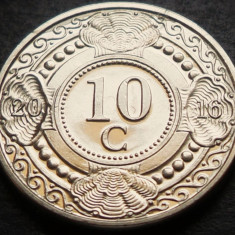 Moneda exotica 10 CENTI - ANTILELE OLANDEZE (Caraibe), anul 2016 *cod 5000 = UNC