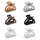 Clame Păr Femei, Model Semicerc, Set 6 Bucăți, Multicolor, 4.5cm
