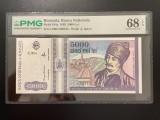 Romania 5000 lei 1993 pick 104a grad 68 pmg