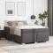 Cadru de pat Gri 140 x 200 cm Piele artificială