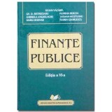Finante Publice 2007-2008 - Vacarel, Bistriceanu, Bercea, Didactica si Pedagogica - Carte de Specialitate