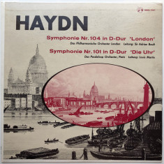 Vinil Haydn &amp;ndash; Symphonie Nr. 104 In D-dur &amp;quot;London&amp;quot;- Symphonie Nr. 101 &amp;quot; (VG++)) foto