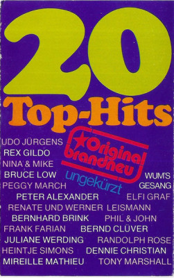 Casetă audio 20 Top-Hits, originală foto