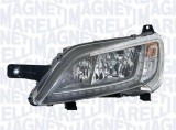 (Lpp832) headlamp left with drl led fiat ducato/citroen jumper-mag marelli