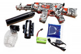 SET COMPLET PUSCA ELECTRICA AKM 47,ACUMULATOR USB,10 MII BILE BONUS,AUTOMATA!