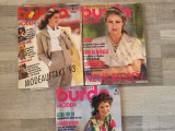 Burda- ianuarie,aprilie,iunie 1993, reviste moda