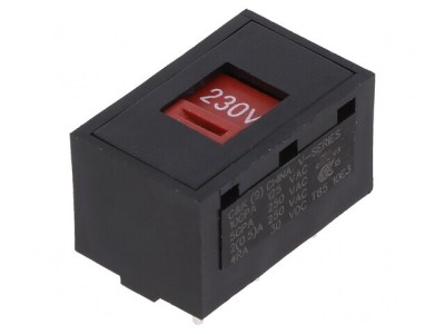 Comutator glisant DPDT 10A/125VAC 4A/30VDC ON-ON THT foto