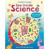 Carte See Inside Science - Carte cu clape pentru copii, varsta 9-12 ani, despre stiinta, astronomie, ecologie